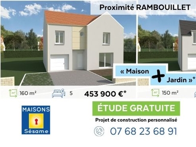 Vente maison à construire 7 pièces 160 m² Rambouillet (78120)