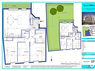 Appartement 4 pièces de 79 m² à Aubervilliers (93300)