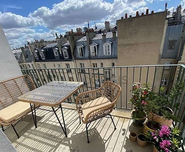 Studio meublé avec terrasse et ascenseurNotre Dame des Champs (Paris 6°)