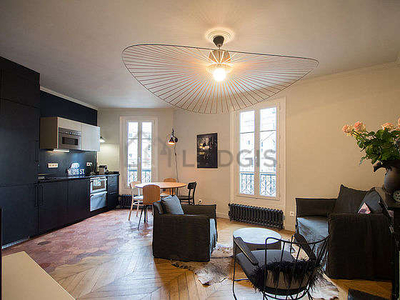Appartement 2 chambres meublé avec cheminéeAuteuil (Paris 16°)