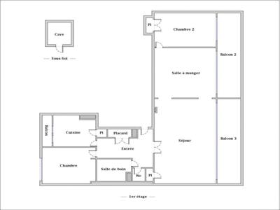 Appartement 4 pièces de 113 m² à Toulouse (31400)