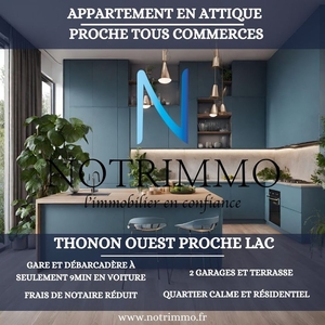 Appartement de 4 pièces de luxe en vente à Thonon-les-Bains, Auvergne-Rhône-Alpes