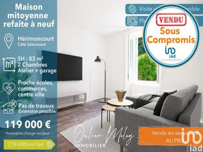 Maison 4 pièces de 83 m² à Hérimoncourt (25310)