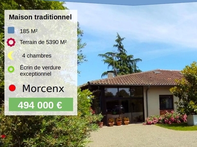 Vente maison 5 pièces 183 m² Morcenx (40110)