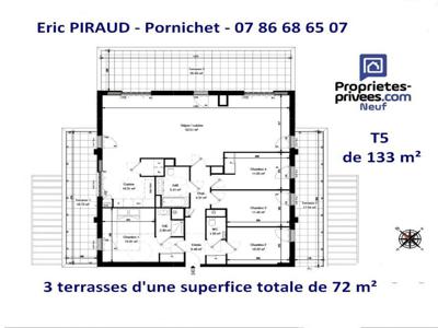 Appartement de luxe de 133 m2 en vente Pornichet, France