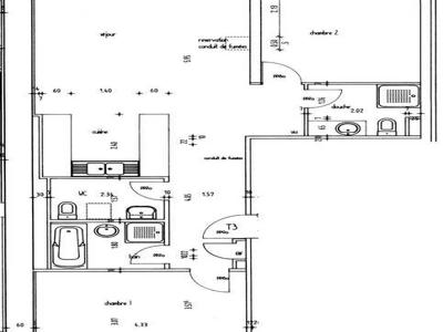 Appartement T3, de 79 m2, 01 CROZET