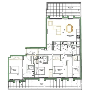 Appartement 5 pièces de 104 m² à Noisy-le-Grand (93160)