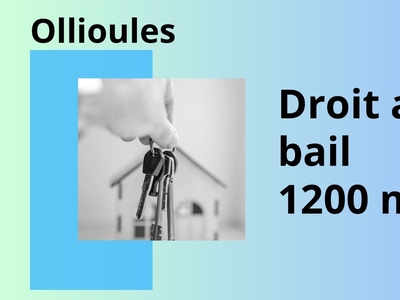 Droit au bail de 1 200 m² à Ollioules (83190)