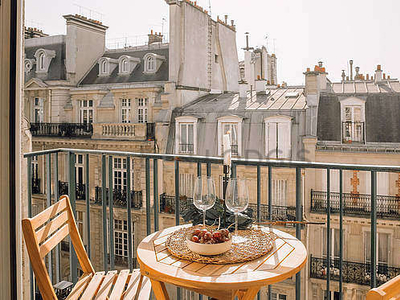 Studio meublé avec terrasseBatignolles (Paris 17°)