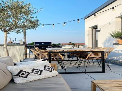 ATTIQUE DE 82M² AVEC 2 TERRASSES ORIENTEES SUD-OUEST! AU BORD DES CHAMPS