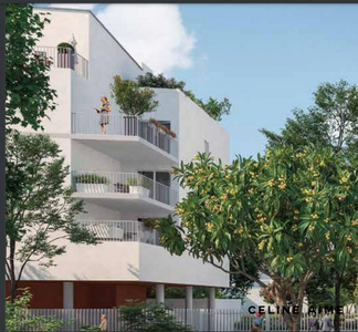 Appartement avec balcon articulé autour d’un site paysager de 10 hectares et d’une place centrale, et jalonné par des « allées-parc » verdoyantes,