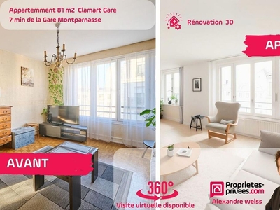 Appartement de prestige de 81 m2 en vente Clamart, Île-de-France