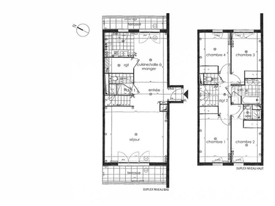 Vente duplex 5 pièces 112 m²
