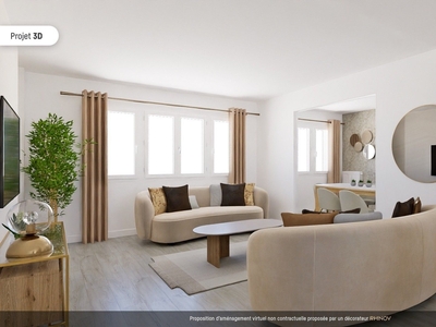 Appartement 4 pièces de 80 m² à Paris (75020)