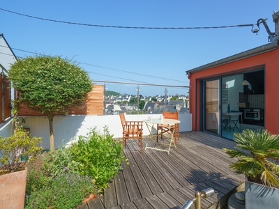 Maison pleine de charme et tout confort avec jardin clos à moins de 5 minutes des plages et du GR34 (Finistère, Bretagne)