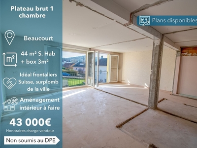 Appartement 2 pièces de 44 m² à Beaucourt (90500)