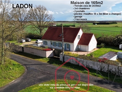 Vente maison 5 pièces 165 m² Ladon (45270)