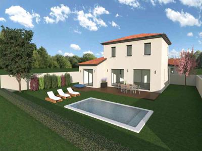 Vente maison à construire 4 pièces 90 m² Messimy-sur-Saône (01480)