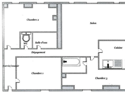 Location appartement 4 pièces 100.47 m²