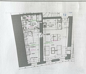 Vente appartement 2 pièces 48 m²