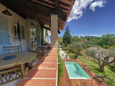 Lou Bastidoun, villa 5 pers. avec piscine et vue sur Valbonne (Opio, Côte d'Azur)