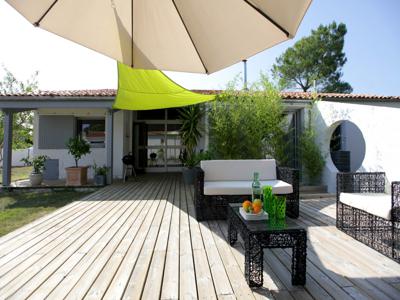Magnifique Villa Land-Zee classé 3 étoiles, à 10mn de Royan , 8 personnes, 4 chambres, grand jardin, terrasse Charente maritime