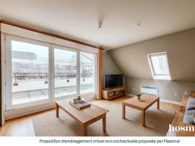 Bel appartement avec un fort potentiel - 54.27 m² - Dernier étage avec terrasse, Lumineux, DPE D - Carrefour Pleyel - Boulevard Finot 93200 Saint-Denis