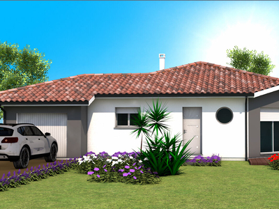 Vente maison à construire 5 pièces 92 m² Saint-Vincent-de-Paul (40990)