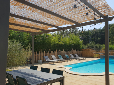 Gîte Bouconne climatisé avec piscine jardin en lisière de forêt proche Toulouse et Airbus