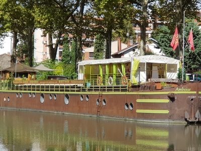 Haute-Garonne, Toulouse : Péniche Amboise, hébergement insolite sur le Canal du Midi