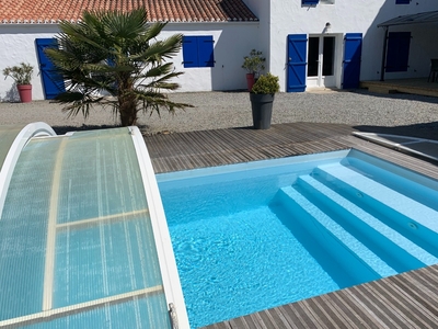 île de Noirmoutier - Maison avec piscine dans bourg de Barbâtre