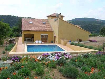 Roquebrun, en campagne, Maison Lou Perdrigal 10 pers. avec piscine