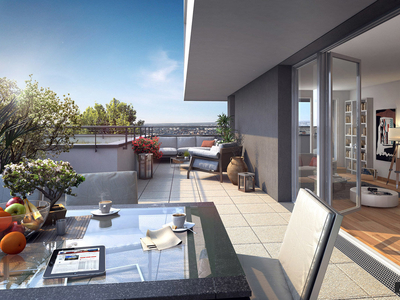 Superbe appartement 4 pièces traversant 110m² avec double terrasse de 21m² et 16m² à 650m de Paris
