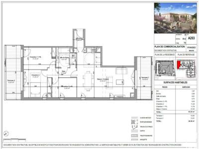 Appartement 4 pièces de 83 m² à Manosque (04100)