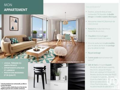Appartement 3 pièces de 70 m² à Rennes (35200)
