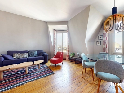 Coup de coeur Appartement - 64.20 m² - Dernier étage / Vue Tour Eiffel - Rue Houdart de Lamotte 75015 Paris