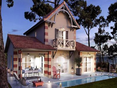 Maison à Le Teich , 739000€ , 140 m² , 5 pièces - Programme immobilier neuf - Couleur Villas - Agence de La Teste-de-Buch