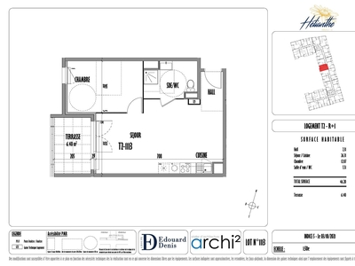 location Appartement T2 DE 46.2m² À ARLES