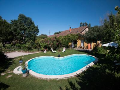 Idyllique et lumineux cottage du Domaine à Marmande (80m2 - 2 à 5 personnes) entre Mirande et Marciac avec piscine