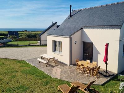 Maison à 400m de la plage, au calme d'une impasse avec vue mer (Finistère, bretagne)