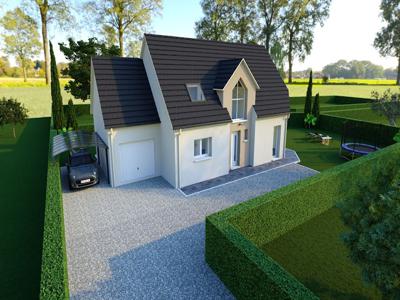 Maison à Morgny-la-Pommeraye , 316000€ , 139 m² , 6 pièces - Programme immobilier neuf - MAISONS HEXAGONE LE MESNIL ESNARD - 130