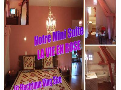 Mini Suite avec SDB et WC privés; salon, cuisine, jardin, à 18 km Caen et 18 km Cabourg, wifi fibre