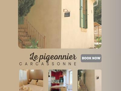 Carcassonne-Cité : charmant Gîte-Pigeonnier