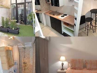 A louer Charmant studio meublé de 15m² avec grande terrasse au calme au coeur d'Aix en Provence