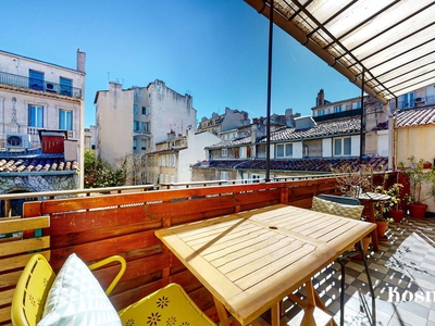 Coup de coeur - Appartement - 68.0 m² - Double terrasse - Proche palais de justice - Rue de Belloi 13006 Marseille