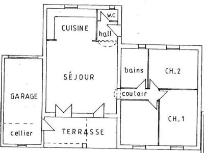 Location maison 4 pièces 90 m²
