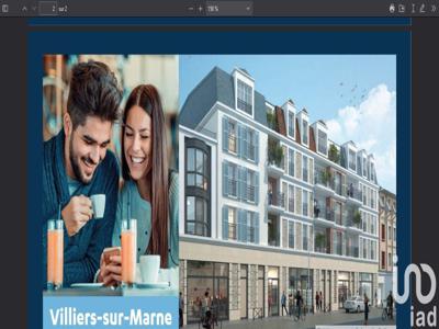 Appartement 4 pièces de 79 m² à Villiers-sur-Marne (94350)