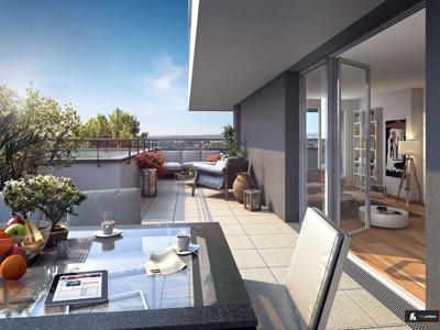 Superbe appartement 4 pièces traversant 110m² avec double terrasse de 21m² et 16m² à 650m de Paris
