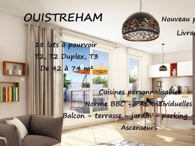 Appartement 2 pièces de 47 m² à Ouistreham (14150)