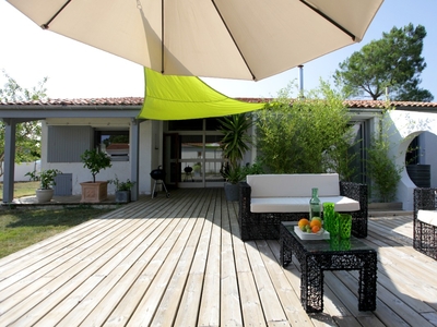 Magnifique Villa Land-Zee classé 3 étoiles, proche de Royan et ses plages , 4 à 8 personnes, 4 chambres, Grand Jardin avec terrasse Saujon Charente maritime